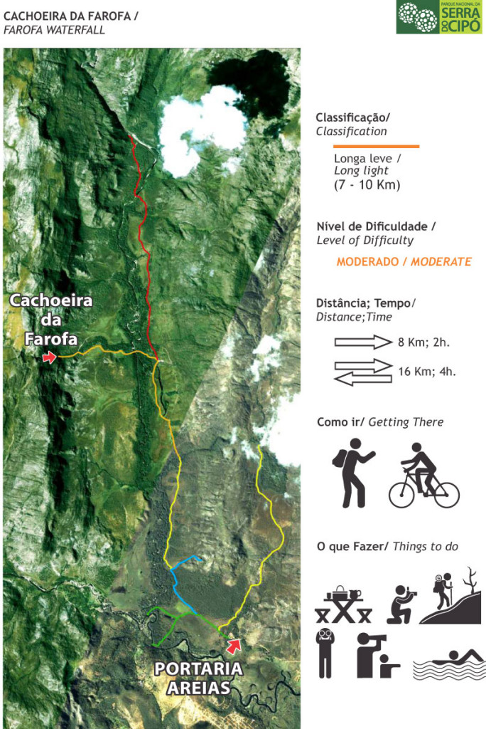 Página 13 do Cardápio de Atrativos do Parque Nacional da Serra do Cipó