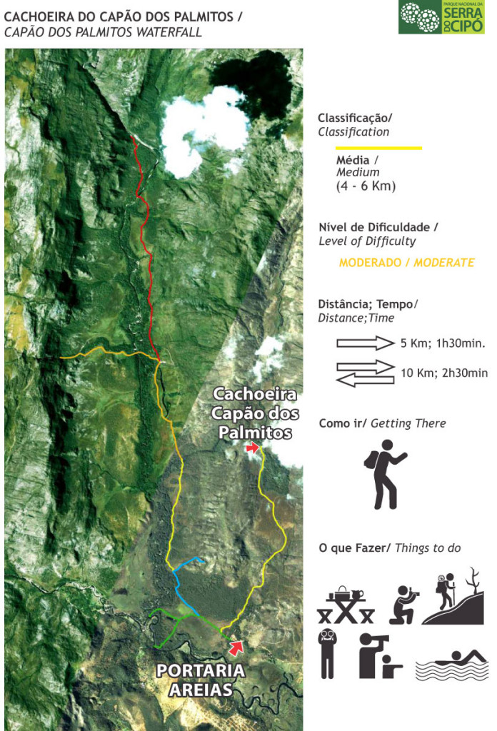 Página 9 do Cardápio de Atrativos do Parque Nacional da Serra do Cipó